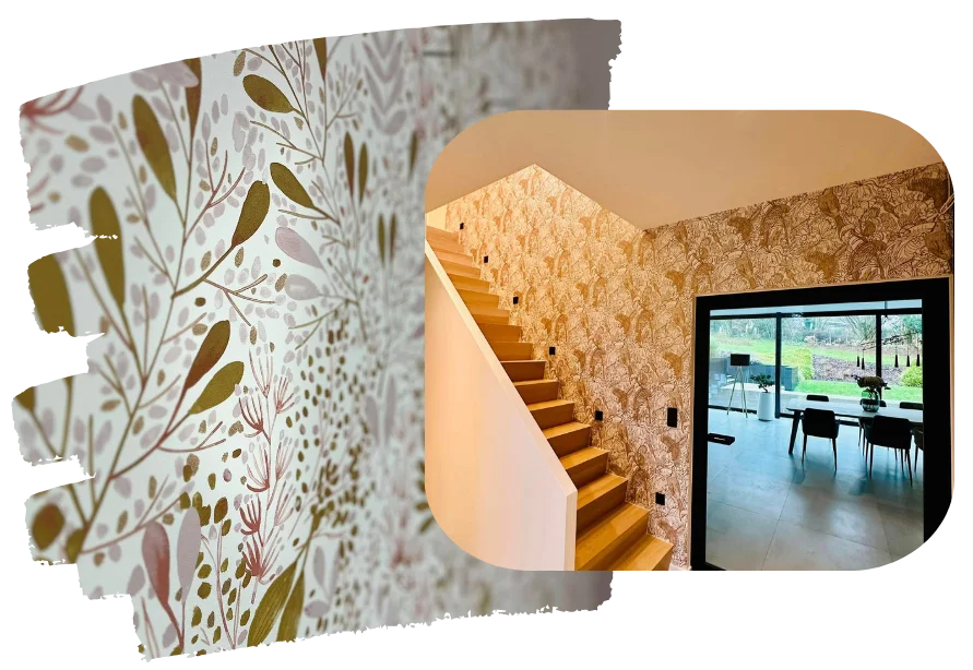 Pose de papier peint à Neupré - Anzaldi