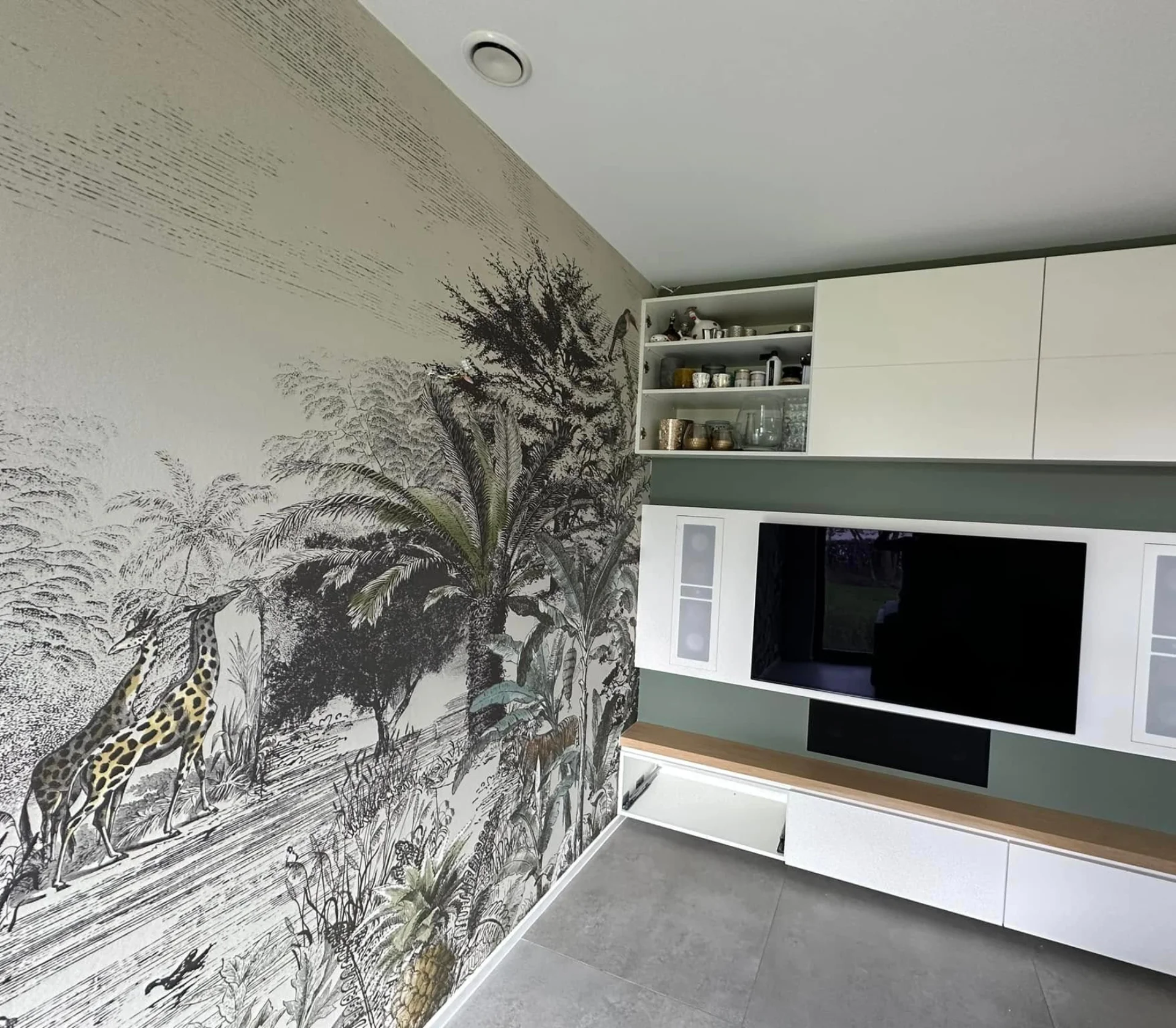 Pose de papier peint panoramique - Anzadli Peinture - Liege - Seraing - Grace Hollogne