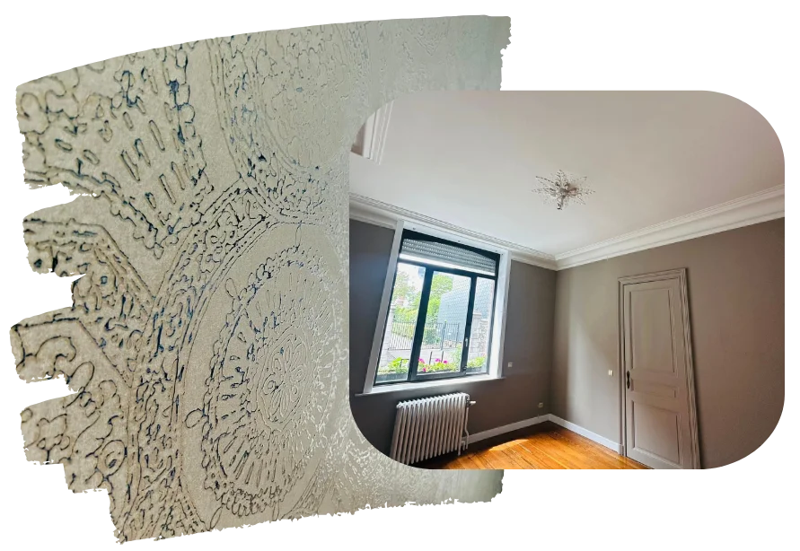 Rénovation pièce de vie - Peinture Anzaldi Liege